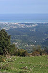 Höhenweg mit Blick auf's Meer